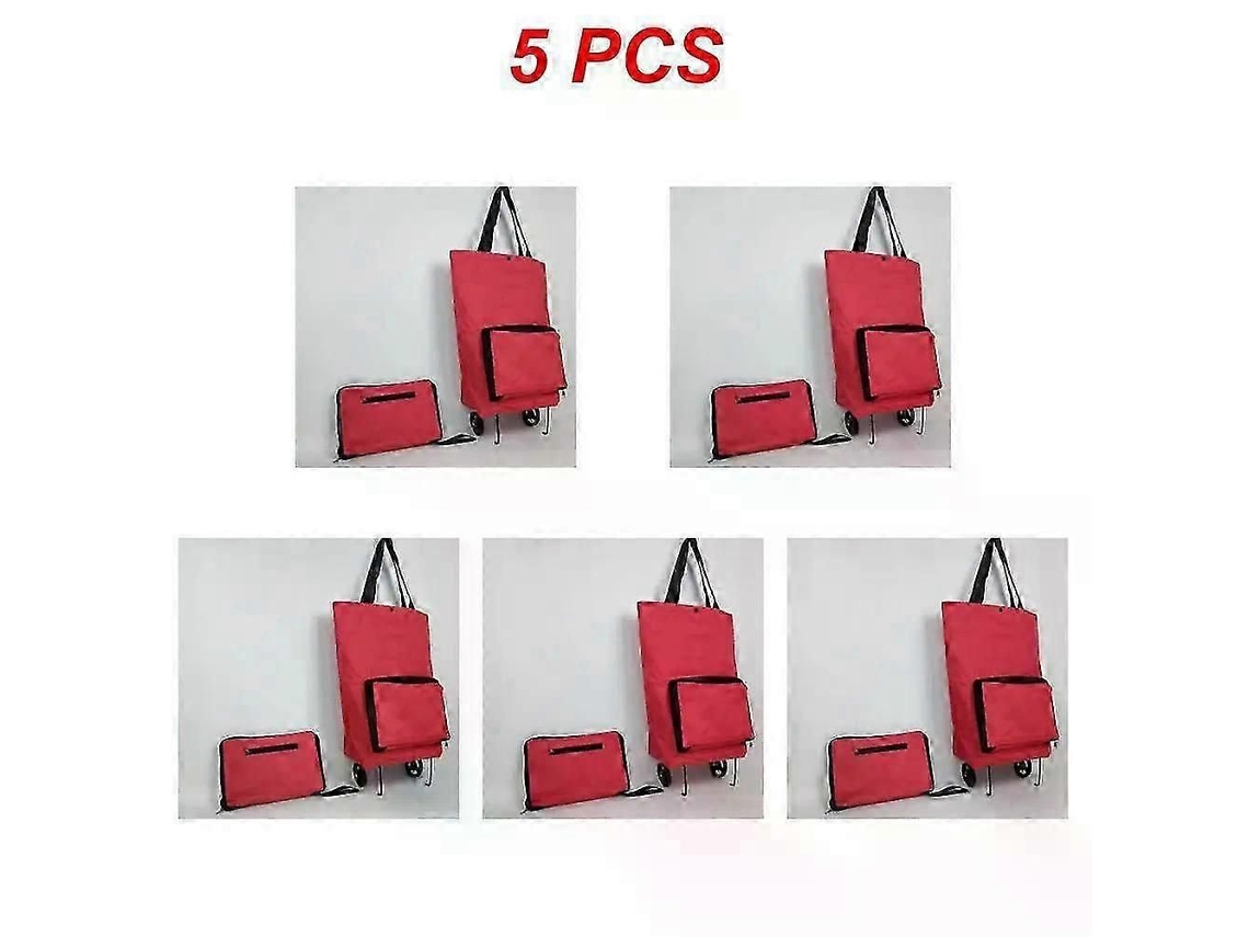 Bolsa de compras plegable, carrito con ruedas, organizador de verduras, portátil. GOKOCO
