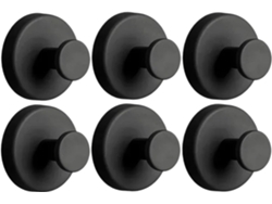 Topbathy Gancho De Pared Color Negro Para Ducha, Fácil Instalación