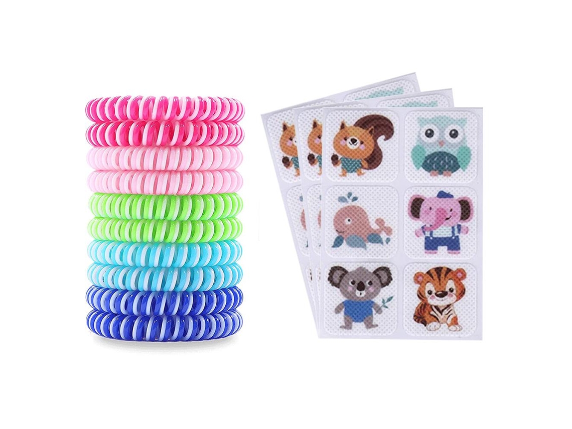Pulseras y pegatinas repelentes de mosquitos eficaces