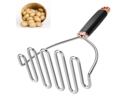 2026-Linjou Purê de Batatas, Amassador de Batatas Resistente em Aço Inoxidável, Utensílio de Cozinha Multifuncional (Dourado)