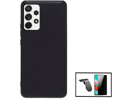 Kit Carcasa + Protector de Pantalla Anti-Spy Samsung Galaxy A52 5G PHONECARE Negro