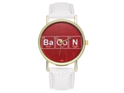 Reloj De Pulsera Unisex Clásico De Cuarzo Para Parejas, Color Blanco.