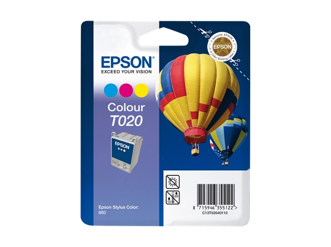 Cartucho de tinta original EPSON, Globo aerostático 35 ml , Color, C13T02040120, T0204