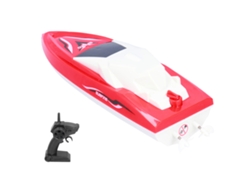 Lancha De Carreras Eléctrica Teledirigida Para Piscinas Y Lagos, Amarilla, Para Niños.