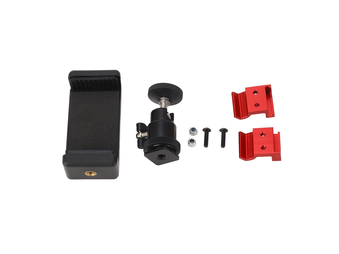 Soporte Universal Para Teléfono Traxxas Tx Tqi - Ajustable, Estable, Duradero, Para Teléfonos De Más De 5,5 Pulgadas - Rojo
