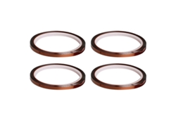 4 Rollos De Cinta Térmica Resistente Al Calor De 0,5 Cm X 33 M, Cinta Aislante Para Prensa De Calor De Sublimación