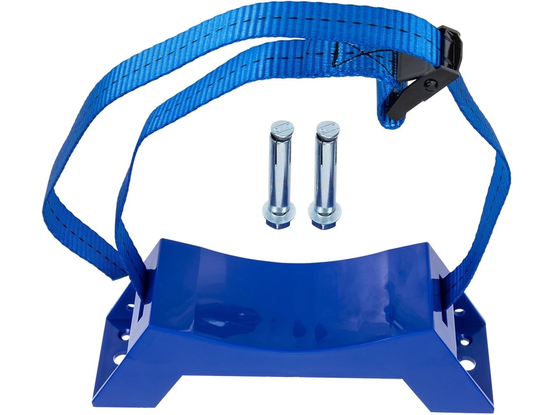 Soporte De Pared Fácil Instalar Para Bombona Gas Propano 40 Litros, De Abs Y Polipropileno, Con Tornillos