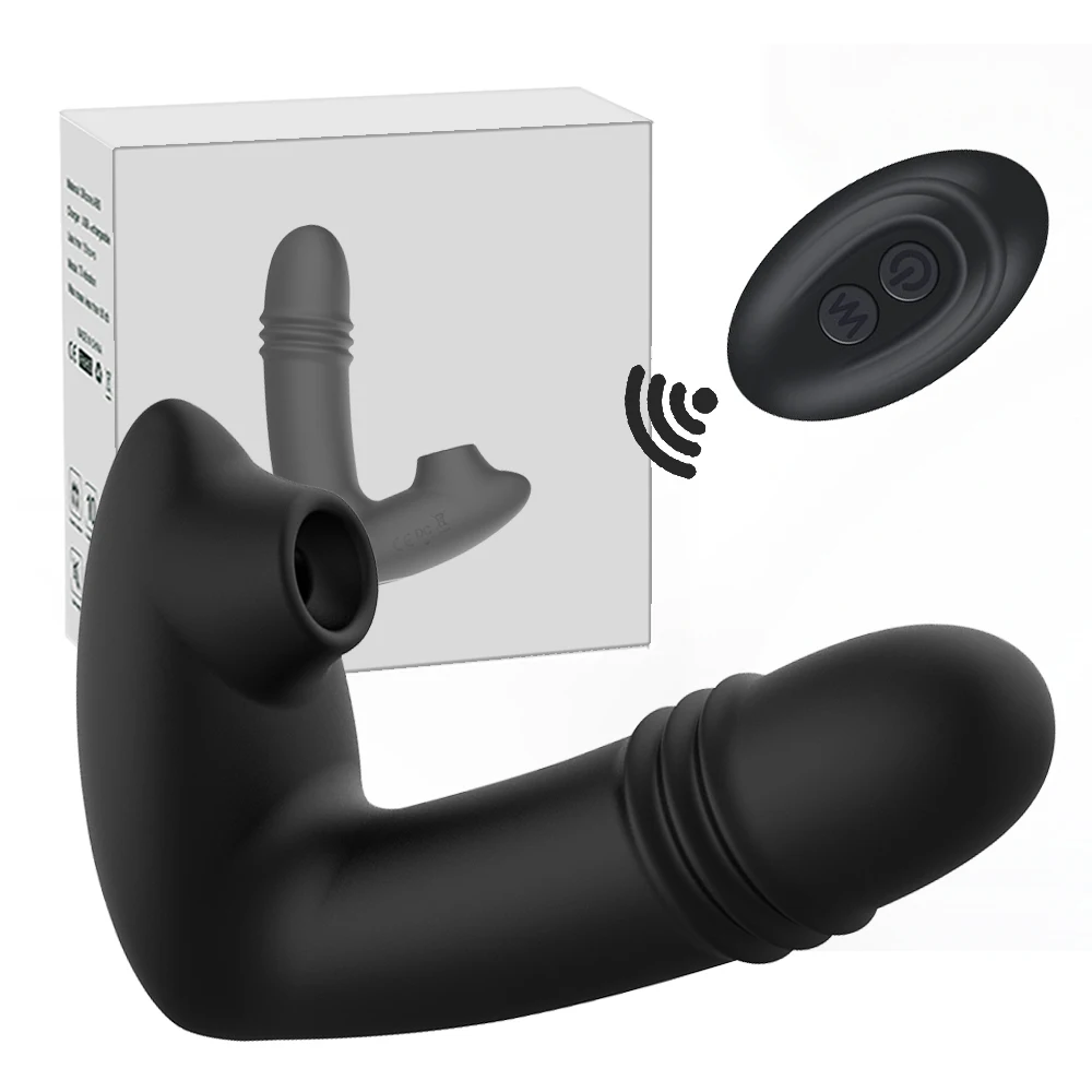 Vibrador De Succión Portátil (negro), Recargable Por Usb, Estimulador De Clítoris Vaginal, Juguete Sexual Con Control Remoto.