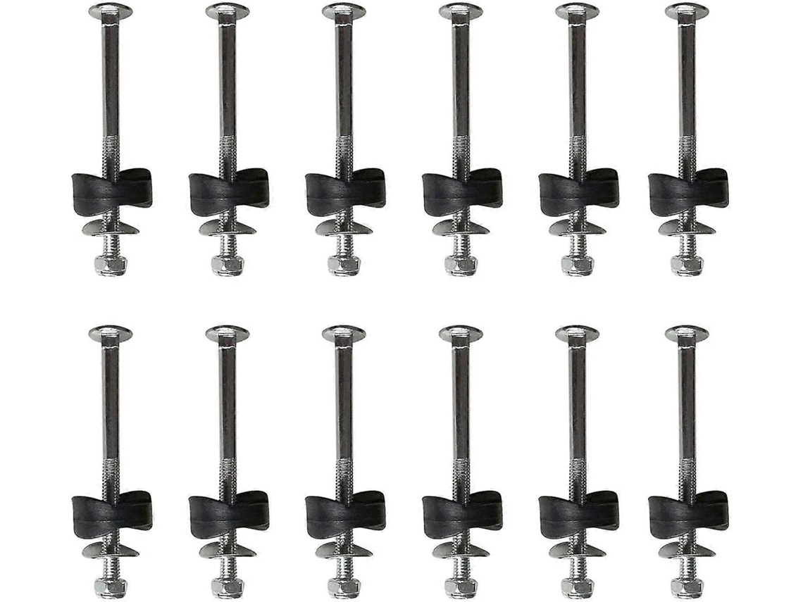 Rebe 12 Separadores para trampolines con tornillos de acero galvanizado Accesorios de repuesto para trampolines