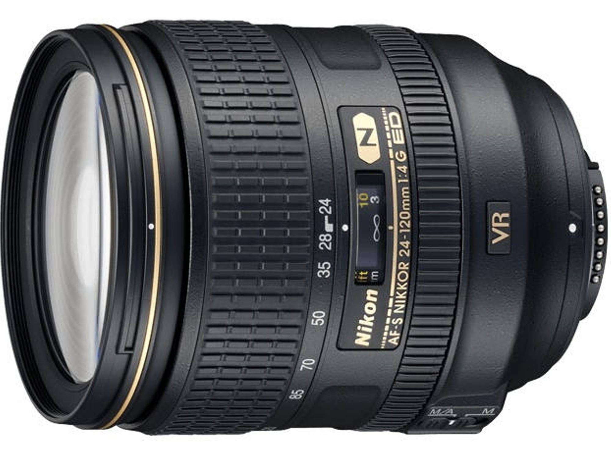 Objetivo NIKON AF-S NIKKOR 24-120mm f/4G ED VR (Negro - Encaje: Nikon F - Apertura: f/4 - f/22)