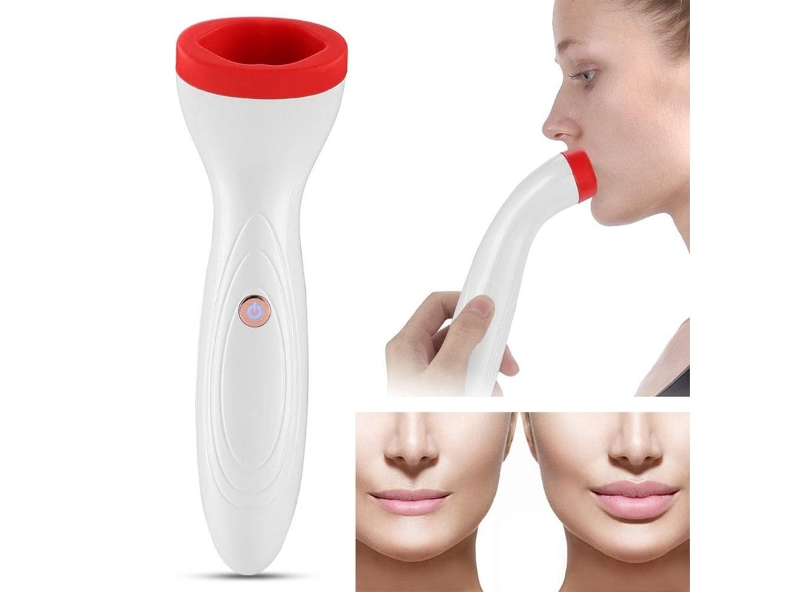 Dispositivo de aumento de labios eléctrico automático para mujeres, blanco Bestvite