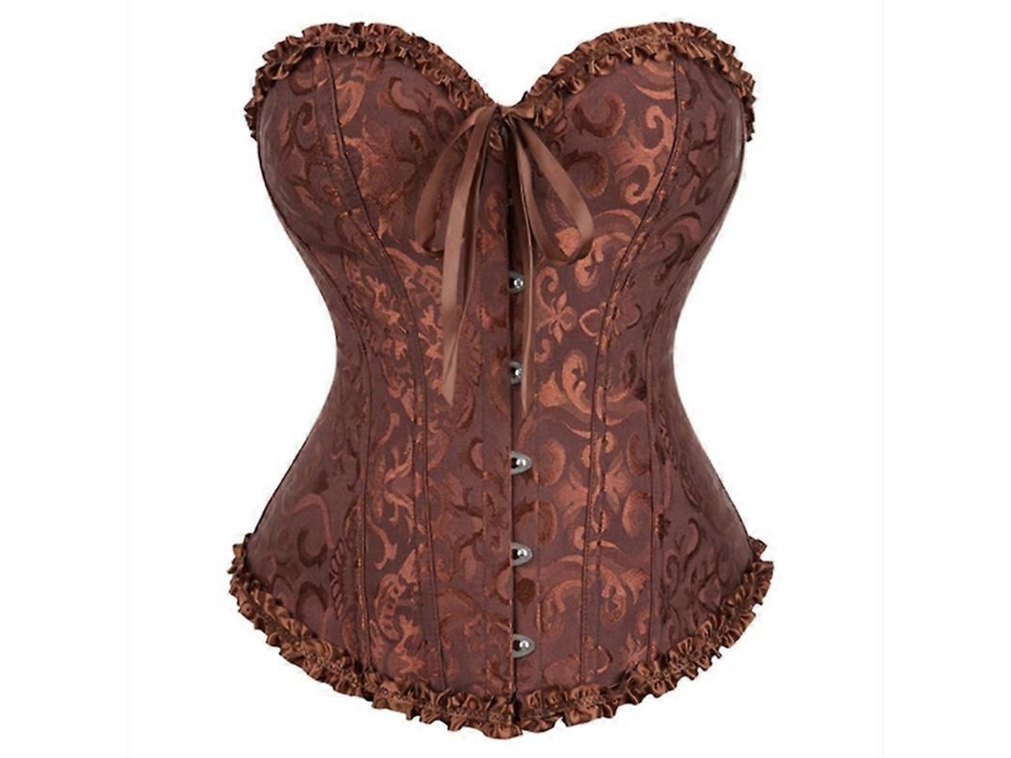 Mimigo Corsé Sexy Floral Para Mujer Con Tirantes En La Espalda, Top De Lencería De Tallas Grandes