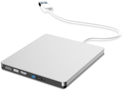 Unidad De Cd Externa Usb 3.0, Tipo Bandeja De 12,7 Mm, Dvd-rw Óptico, Ultradelgada
