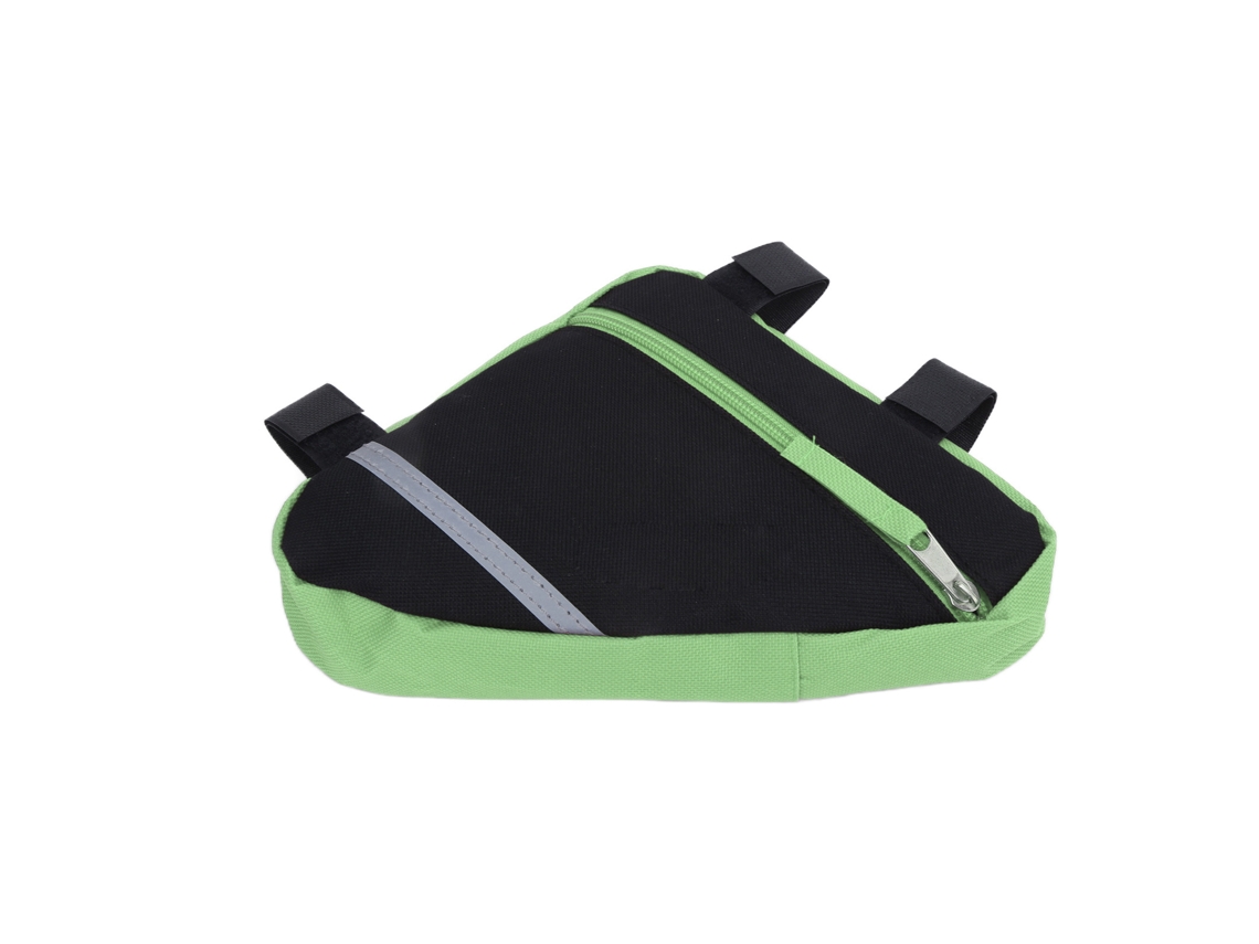 Bolsa triangular para bicicleta S/BRAND, nailon, resistente, verde