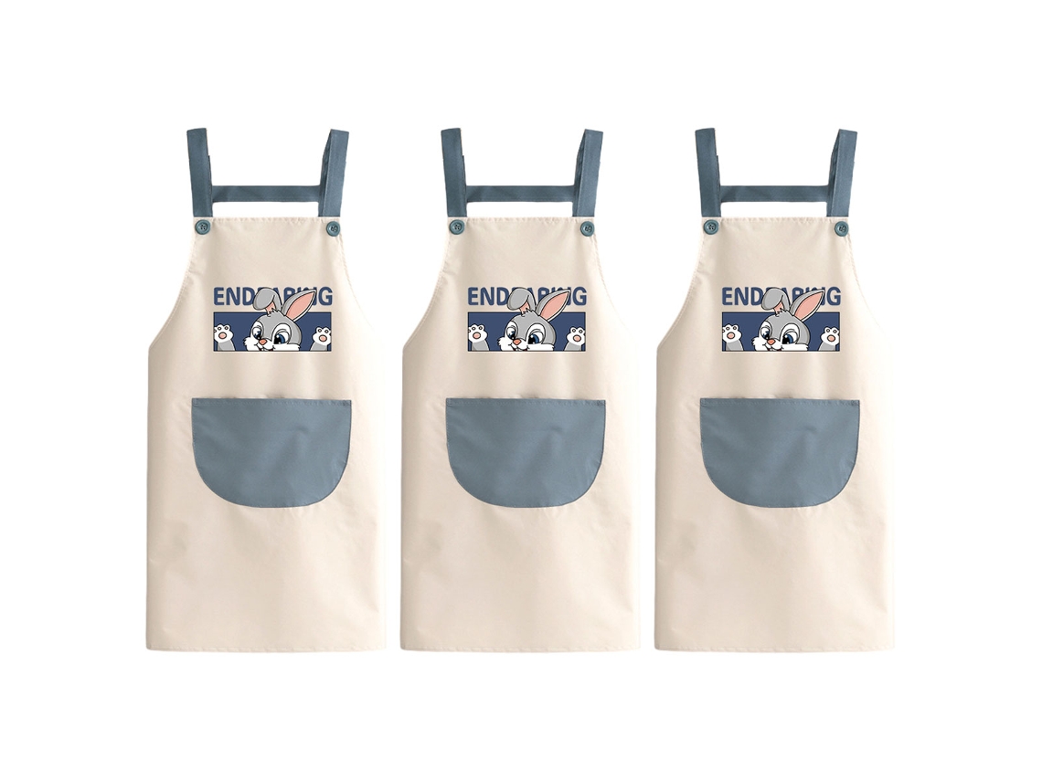 3 Piezas De Delantales De Cocina Impermeables En Pvc, Monos Profesionales Resistentes Al Aceite