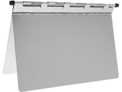 Portadocumentos De Acero Inoxidable De Alta Resistencia Con Almacenamiento Integrado Para Archivos Y Suministros.