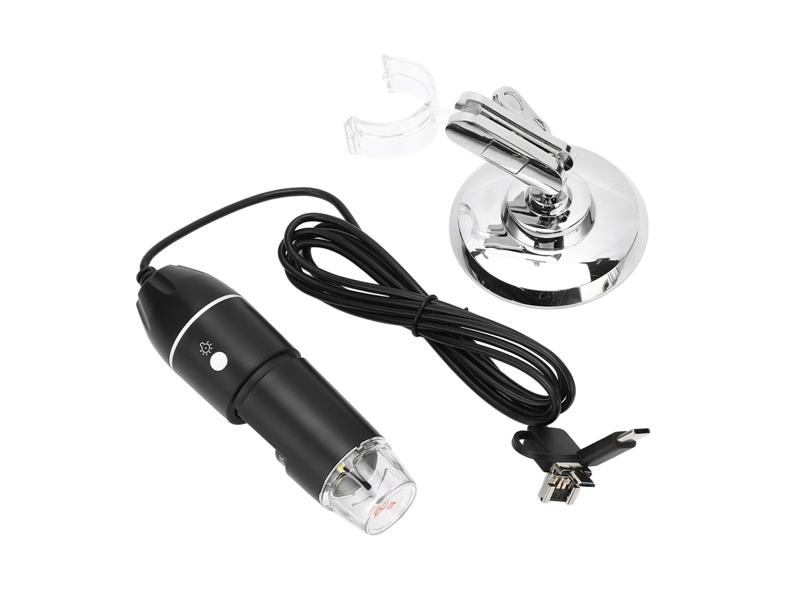 Microscopio Digital 3 En 1 Usb Hd 1600x Portátil Con Aumento Para Ios