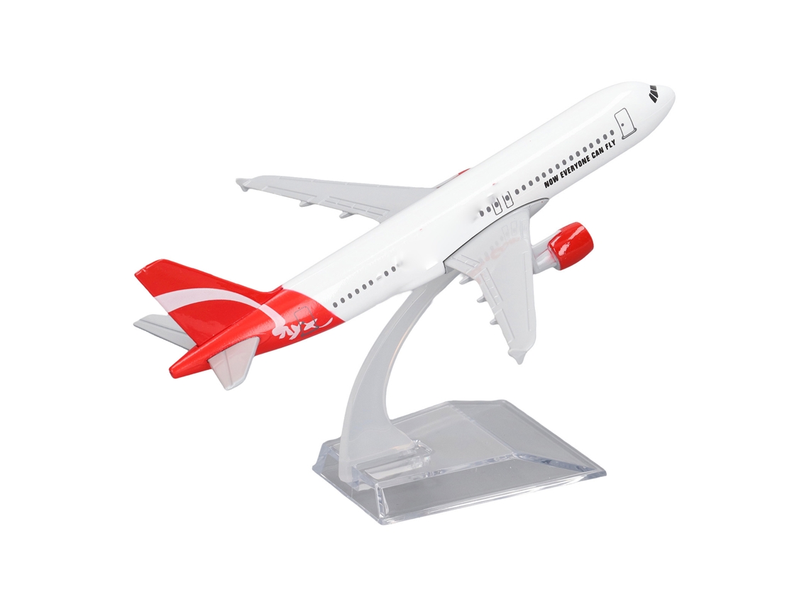 Maqueta De Avión Comercial De Aleación Con Soporte Simulado - Juguete Para Estudio Y Decoración