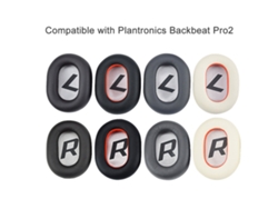 2 Almohadillas De Repuesto Para Auriculares Supraaurales Plantronics Backbeat Pro 2