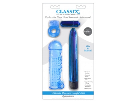 Kit para Parejas Ultimate Pleasure Azul CLASSIX