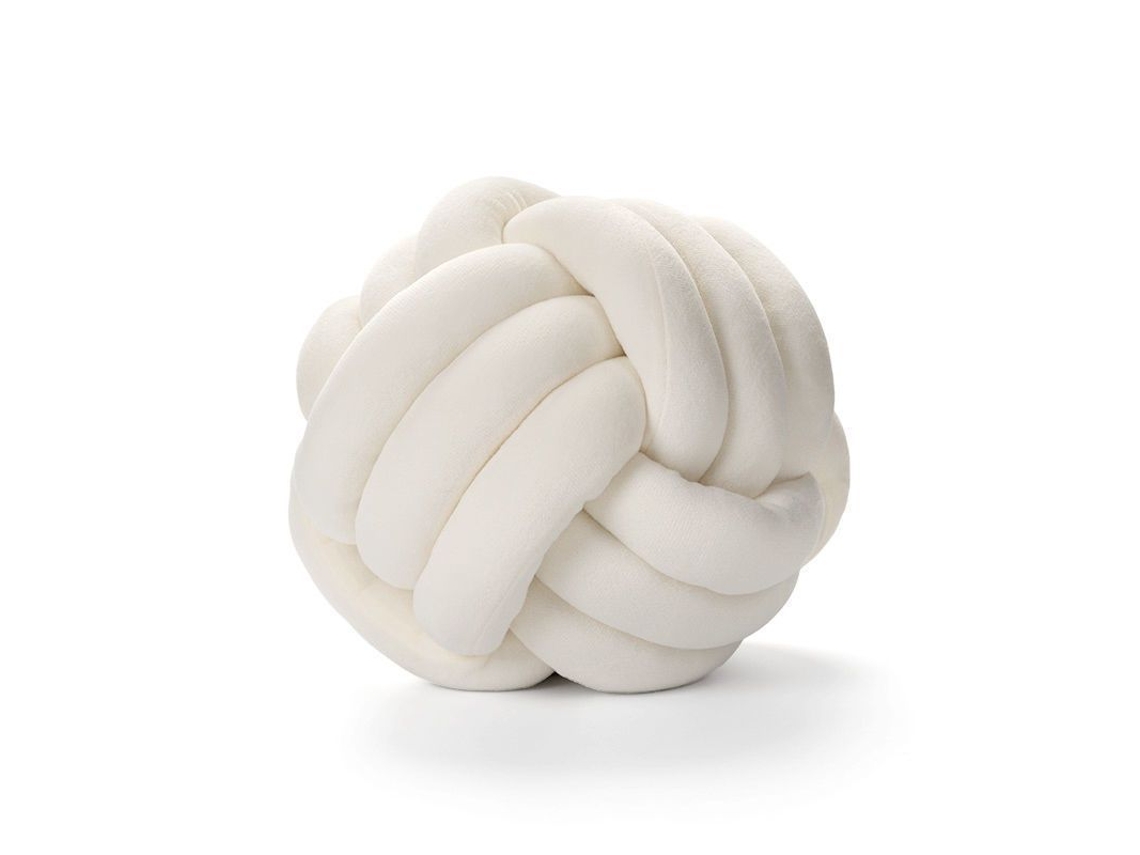 2026-32159-almohada Redonda Nudo Suave, Cojín Decorativo De Peluche Para Hogar, 28cm