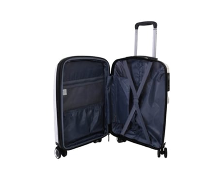 Maleta de Cabina BENZI Trolley Rodas Exp Blanco (55 cm)