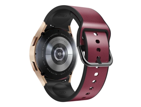 Correa de Silicona liberación rápida ajustable para Samsung Galaxy Watch4 40mm/44mm/Watch4 Classic 42mm/Watch 5 40mm/44mm/Watch 5 Pro 45mm - vino t...