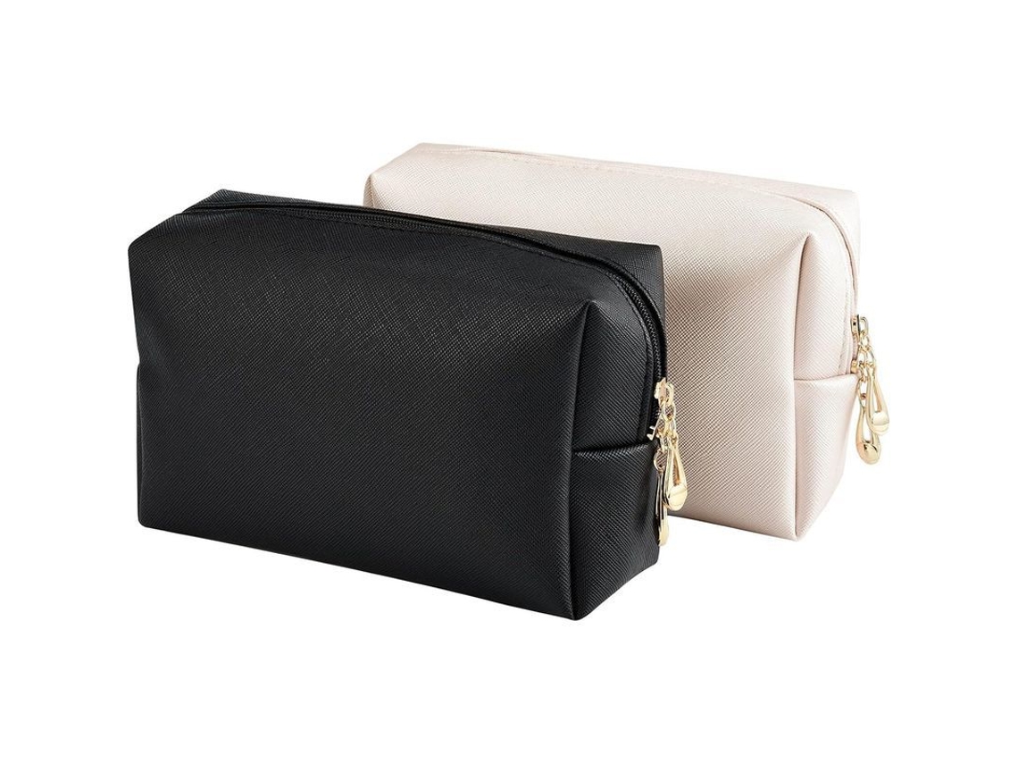 2026-2 Pack Bolsas De Maquillaje Pequeñas Impermeables Para Viaje, Bolsas Cosméticas Con Cremallera Suave Para Mujeres