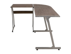 Escritorio | Mesa | Escritorio de esquina de madera marrón