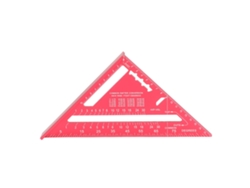 Escuadra Triangular De Carpintero En Aleación De Aluminio Con Pintura Electroforética, Escala Ligera