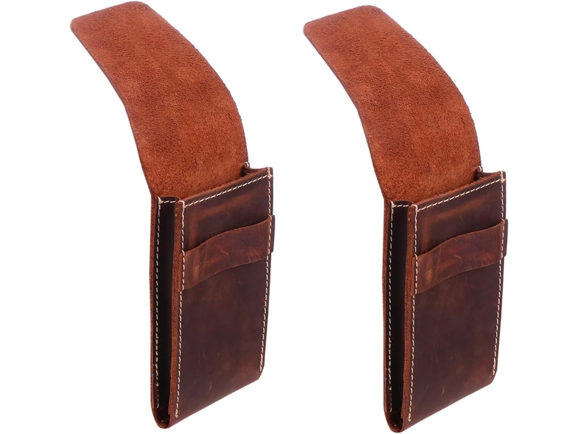 Estojo Para Relógios Em Couro Genuíno, Portátil E Compacto, Ideal Para Viagens.
