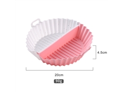 Moldes De Separação De Silicone Para Frigideiras A Ar (20 Cm) - Reutilizáveis, Não Adesivos - 3
