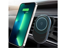 Cargador Ventilação Carro Sem Rotação para iPhone 13 Pro Max/13 YIZHOOD Negro