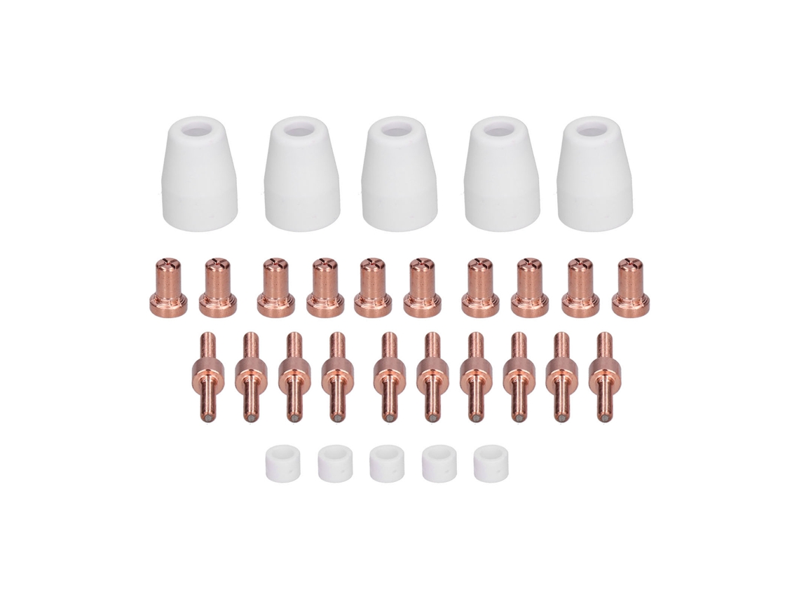 Kit De Consumibles Para Torcha De Corte Plasma Electrodos Puntas Boquillas Accesorios Pt‑3130pcs