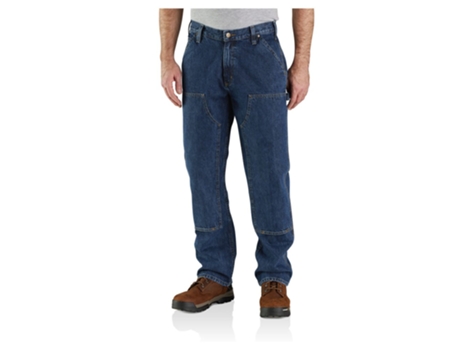 Calça CARHARTT Jeans Double Front Logger Azul 34 / 34