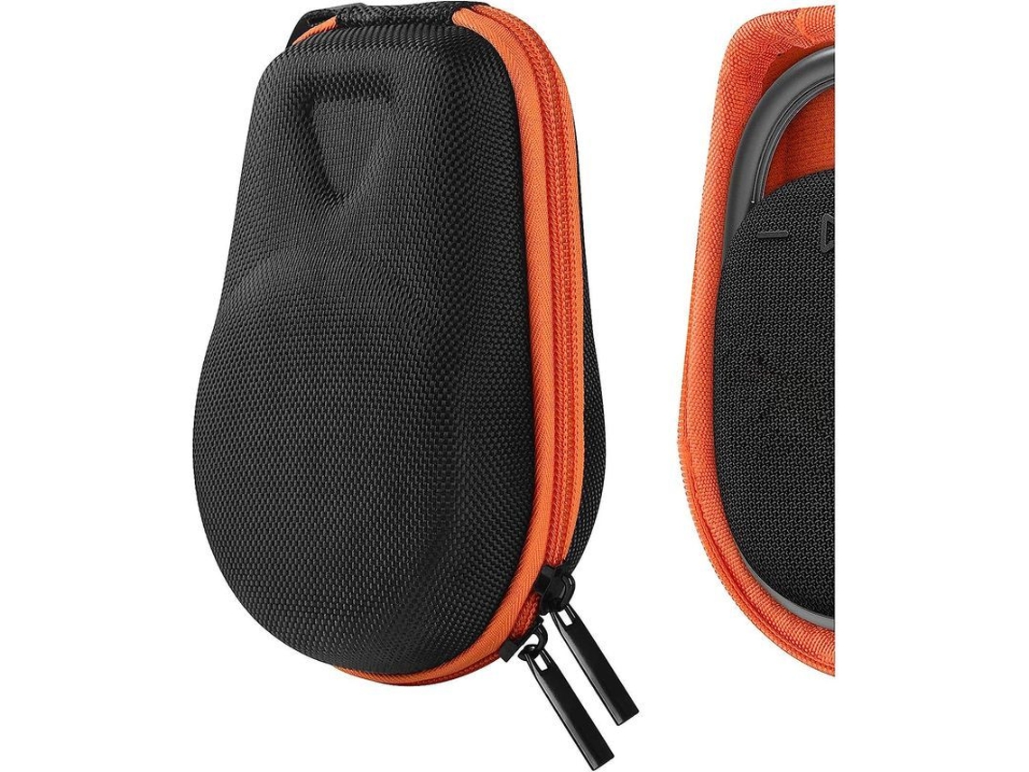 Estuche Rígido Compatible Con Jbl Clip 4, Estuche Resistente Con Compartimento Para Guardar El Cable, Color Negro.
