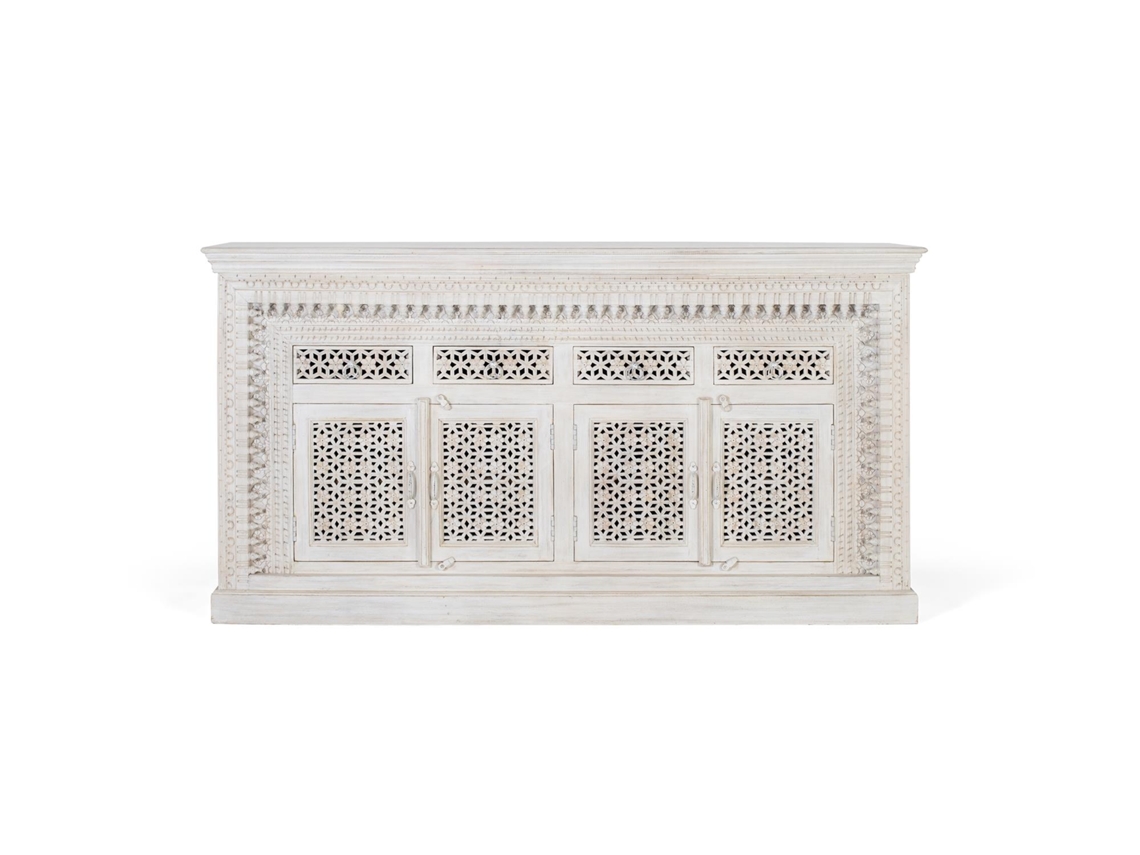 APARADOR - VAJILLERO Blanco.GINER Y COLOMER 100x40x190