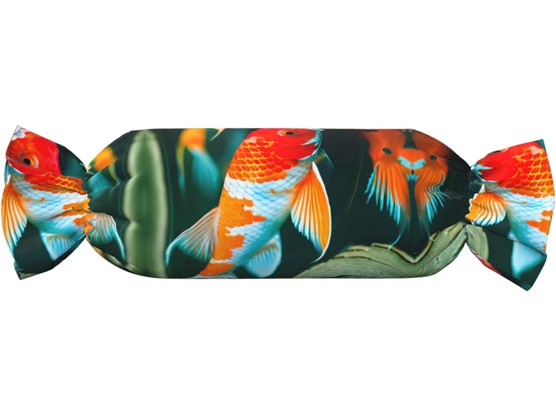 Almohada Adorable Cilíndrica Forma Felpa Poliéster Espuma Viscoelástica Cómodo Resistentes Ajustable Fácil
