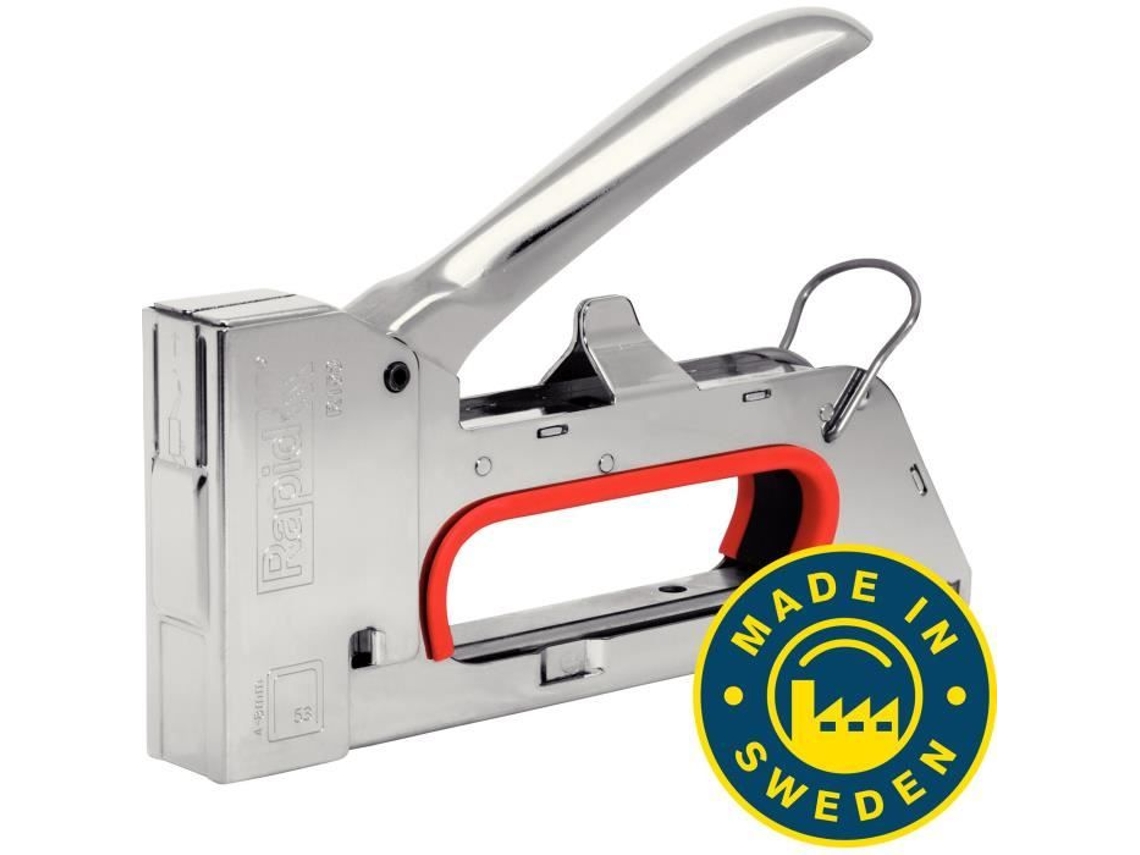 Grapadora Manual Metálica Pro R153E para Grapas Nº 53 4-8 Mm RAPID
