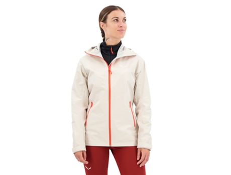 Casacos SALEWA Jaqueta Puez Aqua 3 Powertex Beige L Mulher
