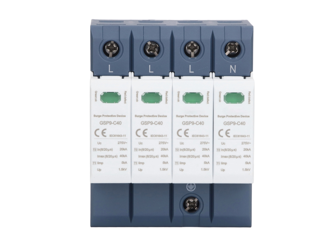 2026horizon-protector De Sobrecarga 40ka 4p Spd Para Instalación Din Rail Industrial Ac 275v