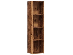 Maison Exclusive - Estantería De Madera Ingeniería Madera Envejecida 36x30x143 Cm