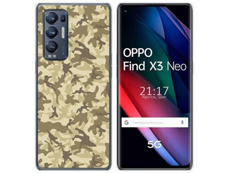 Carcasa Oppo Find X3 Neo TUMUNDOSMARTPHONE Dibujos Multicolor