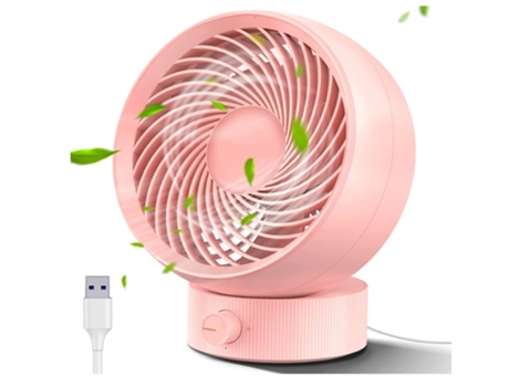 Ventilador de escritorio Ventilador de escritorio USB Funcionamiento silencioso Ventilador de escritorio silencioso para el hogar Oficina Dormitori...