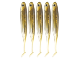 5 Señuelos Artificiales De Pesca De Pvc Blando Con Cola De Pala Para Peces Como Lubina, Trucha Y Lucio.