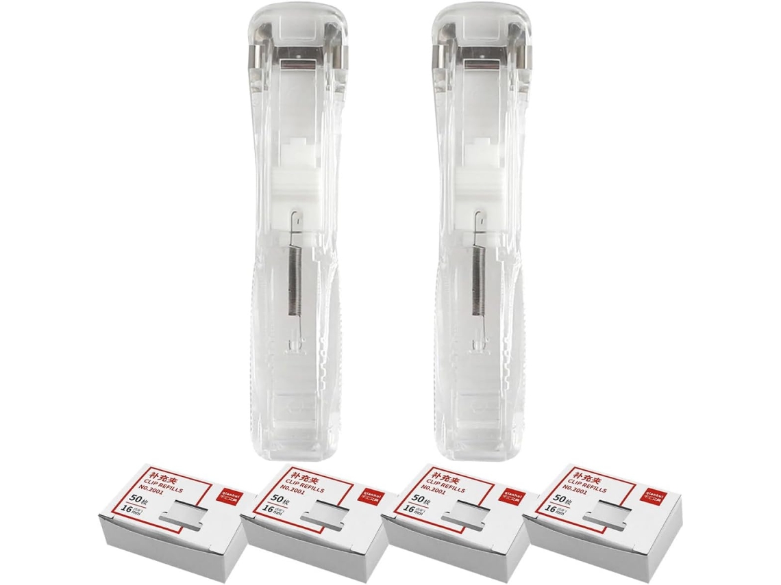 Besportble Dispensador De Clips Es Una Alternativa A Los Clips Y Grapas Tradicionales Y Usar 11.50 X 2.50 X...