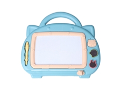 Pizarra magnética BJ para niños, juguete colorido para dibujar y escribir, materiales de grafito para niños de 3 años en adelante, azul mate.