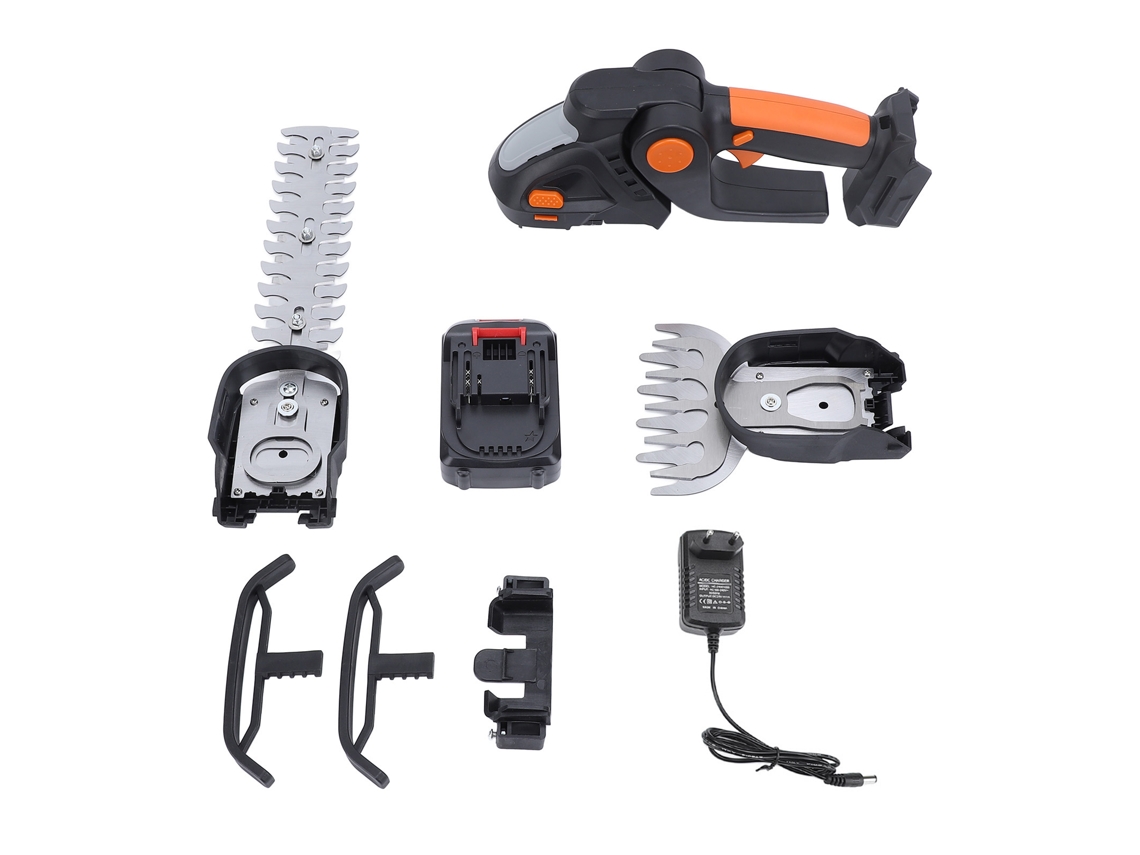 Cortasetos inalámbrico SK5, tijeras de podar eléctricas de mano con batería y cargador para jardín y césped.