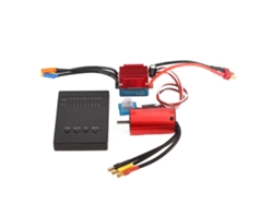 Kit De Motor Brushless De 4400 Kv Con Esc De 35 A Y Tarjeta De Programación Para Coche Rc Traxxas A Escala 1/12