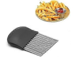 Cortador multifuncional de papas fritas Rosewell de 1 pieza, cortador de verduras y frutas, cuchilla para picar, utensilios de cocina fáciles de usar